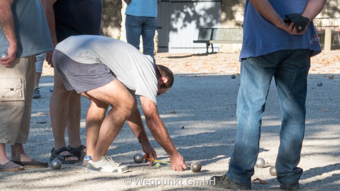 Jeder Millimeter zählt beim Boule